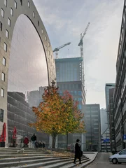 Fotobehang Architectuur en stedenbouw van de mooie en zeer moderne stad Rotterdam © Igor