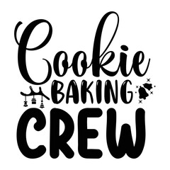 Obraz premium Cookie baking crew- svg