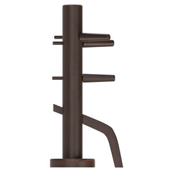 3d rendering illustration of a martial arts wooden dummy