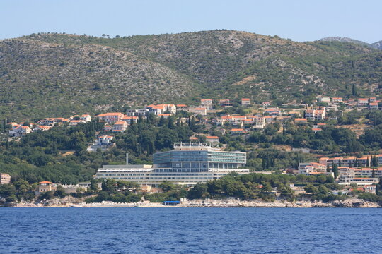 La c&ocirc;te dalmate &agrave; Ora&scaron;ac, comitat de Dubrovnik-Neretva (Croatie)
