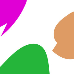 Abstract Shapes Pastel Background
