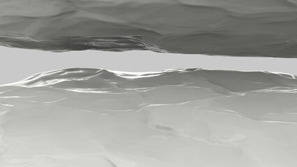 Obraz premium Modern abstract background with 3d models