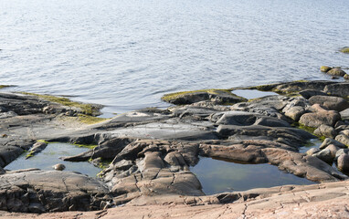 Outcrop with seascape