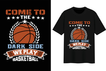Best Basketball Vector T-Shirt Design.