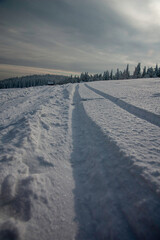 winter in the mountains