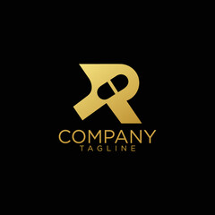 r health logo design and premium vector templates