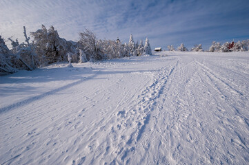 winter in the mountains