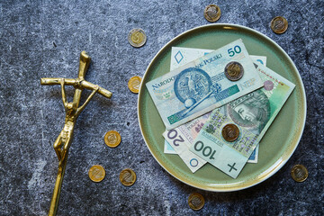 kościół i pieniądze 