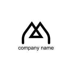 m logo design and premium vector templates