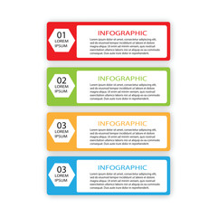 modern number list infographic banner