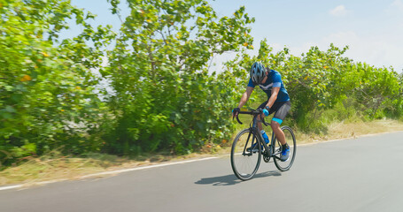 man ride a bicycle