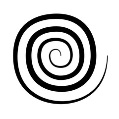Fototapeta premium Swirl with transparent background. PNG with transparent background.