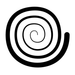 Swirl with transparent background. PNG with transparent background.