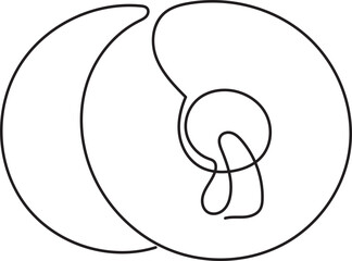 cymbals musical instrument music minimal outline art