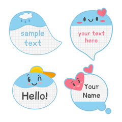 CUTE STICKER AND LABELSET