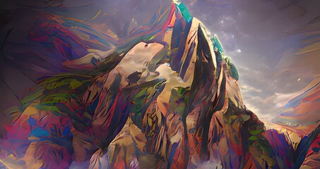 Fototapeta na wymiar Colorful abstract wallpaper texture background illustration