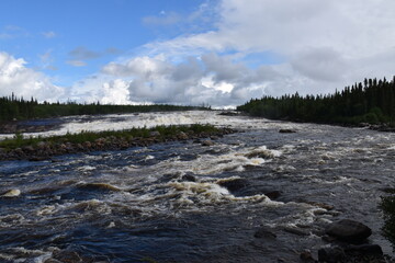 Rupper River, Baie James road, Québec, Canada