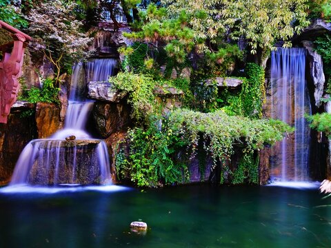 waterfall in the park