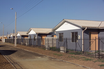 Housing projects in Santiago de Chile, South America