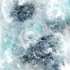 Abstract watercolor landscape. Hand drawn background