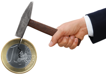 money series: hammer smashes euro.