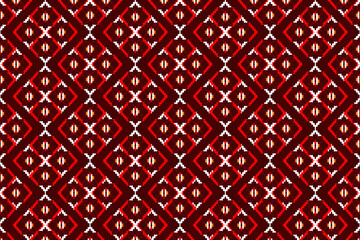 Ornament for fabric, Striped geometric texture background. - 533380148