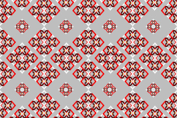 Ornament for fabric, Striped geometric texture background. - 533380176
