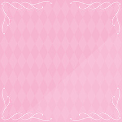 エレガントな背景　正方形　ピンク