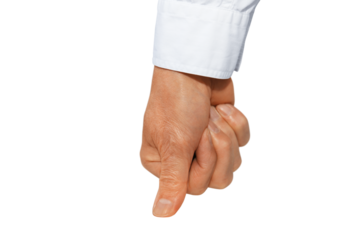 Gesture series: thumb presses symbolic.