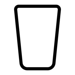 glass empty icon