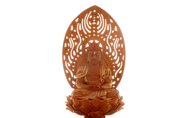 日本仏教 座禅をしている阿弥陀如来の仏像6