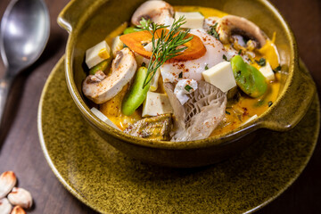 typical peruvian food, bean kapchi