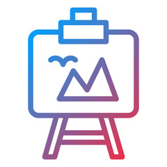 Easel Icon Style