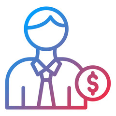Accountant Icon Style