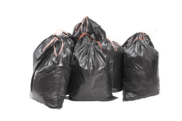 Black garbage bags