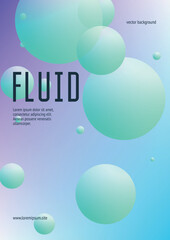 Holographic fluid with radial circles.