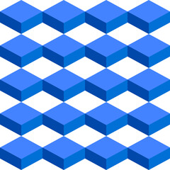 abstract blue cubes background