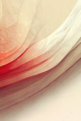 Fototapeta premium Elegant, rhetorical and abstract background design elements with beautiful curves of cream white and red gradients.