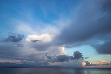 Seascape beautiful sky