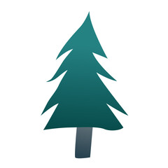 Fototapeta premium gradient trees