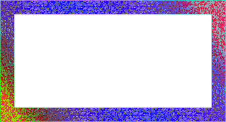 Grunge textured multi colored rectangle frame Decorative design element Vertical or horizontal picture frame