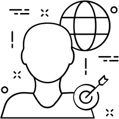 Businessman Line Vector Icon