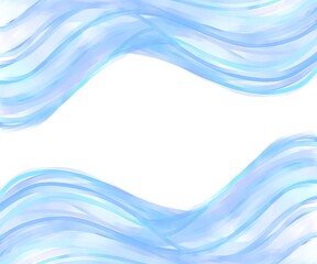 余白狭い　波のフレーム