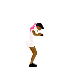 Golf Sport Player Girl Champion Person Silhouette Laisure Hobbies Pastime Competition Training Symbol Icon