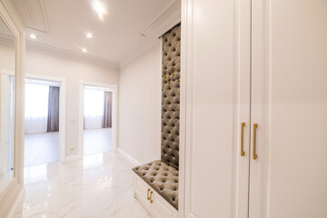 Fototapeta na wymiar modern interior of a bright apartment with new renovation