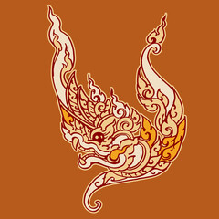 illustration of a tattoo vector for illustration background card