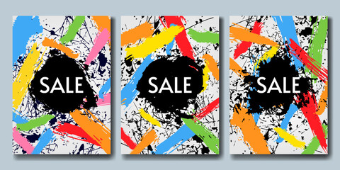 Vector illustration art. Design elements for sale brochures, posters. 