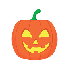 Pumpkin lantern / Jack-o'-lantern. Vector illustration