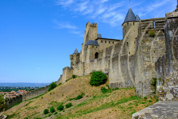 Fototapeta na wymiar Castello di Carcassonne, Francia, Europa