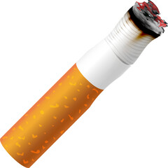 3D realistic cigarette tabacco